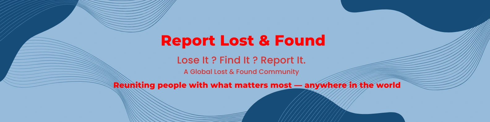Report Lost & Found