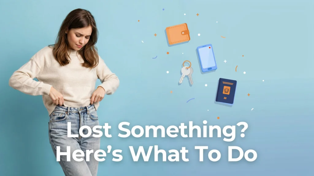 General lost item tips What to do when you lose something