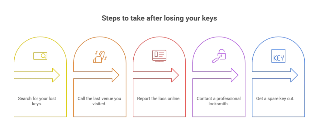 lost key steps
