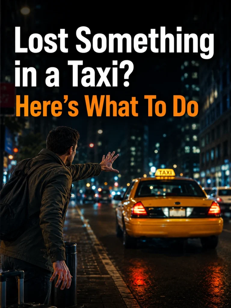 lost something in a taxi