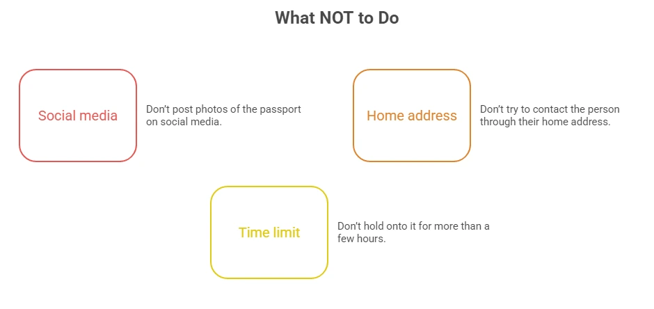 if lost passport what not to do